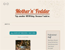 Tablet Screenshot of mothernfodder.com